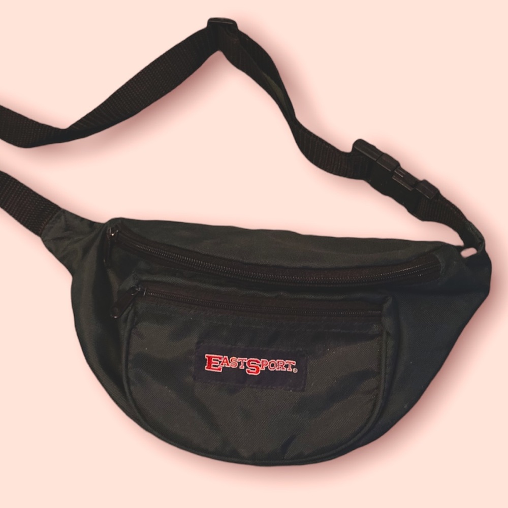 Vintage EastSport Fanny Pack 80s 90s Forest Green